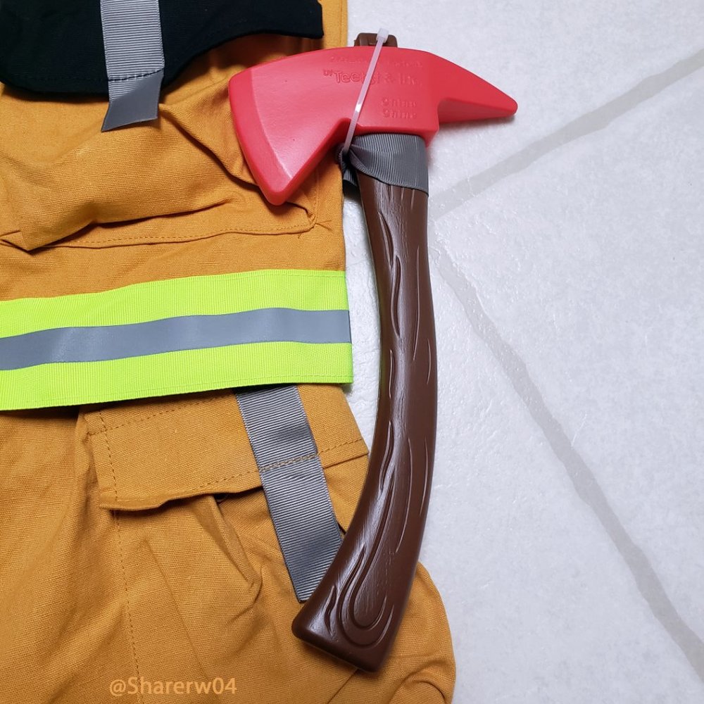 Toddler Firefighter Size 5-6 Costume Little Kid NWT! - Picture 7 of 9